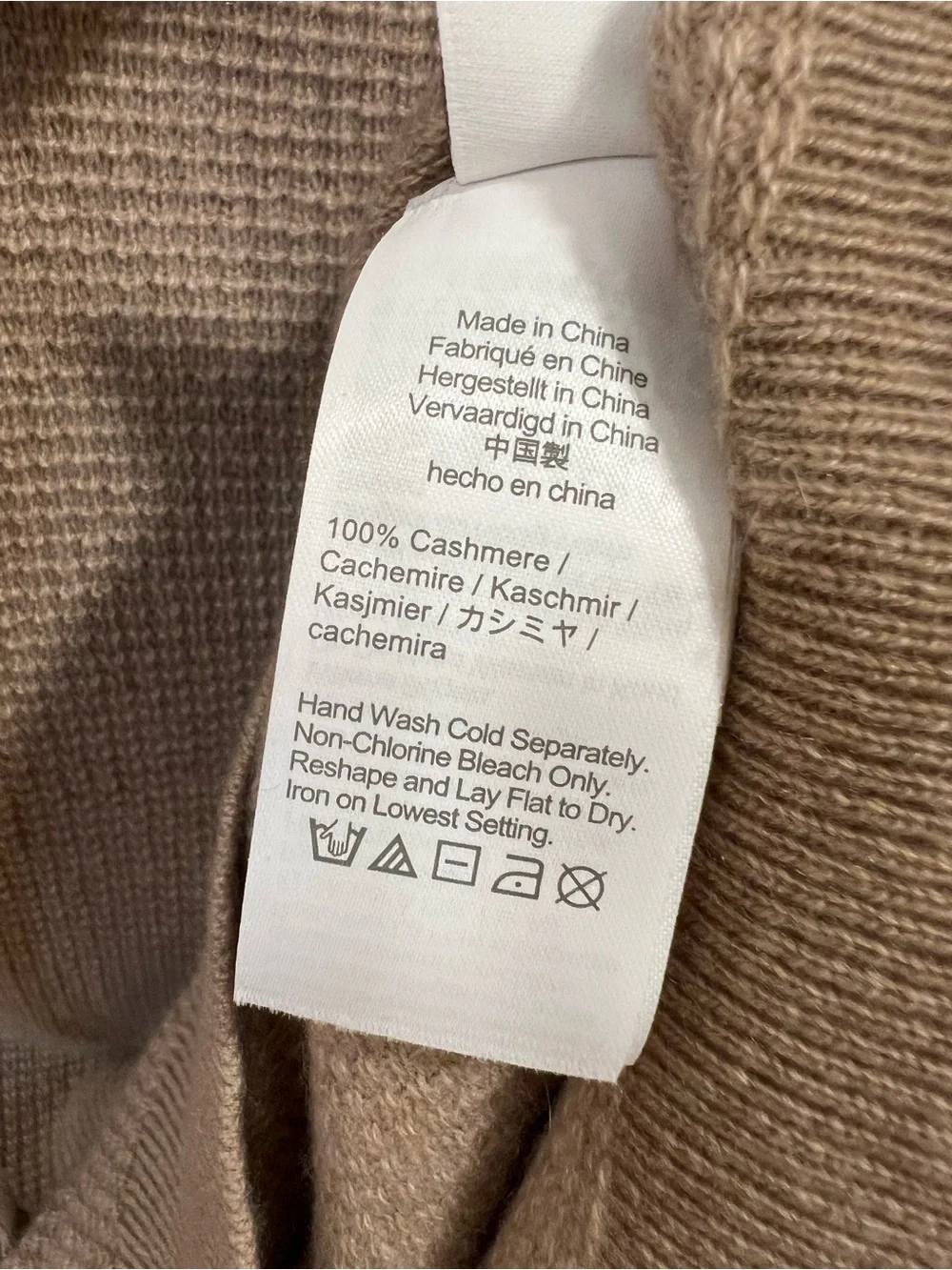 J. Crew Cashmere Waffle Knit Hooded Sweater Heather Sand Size XS NWT Cozy Lounge